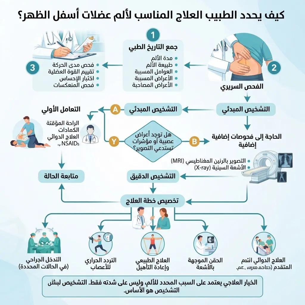 متى يكون ألم عضلات أسفل الظهر بحاجة إلى طبيب؟