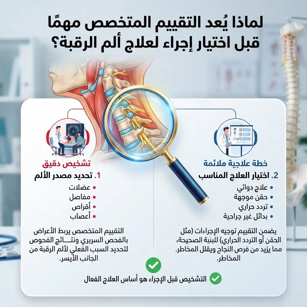 ضيق القناة الشوكية العنقية وألم الرقبة