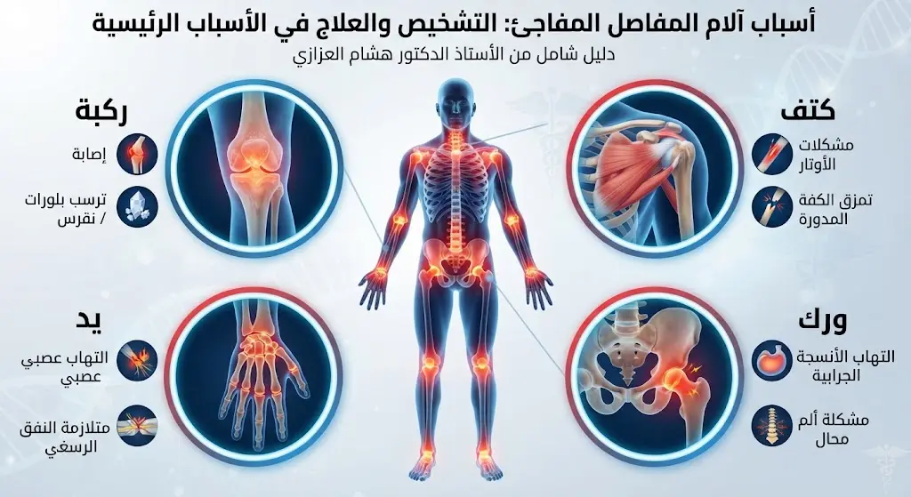 أسباب ألم المفاصل المفاجئ عند كبار السن