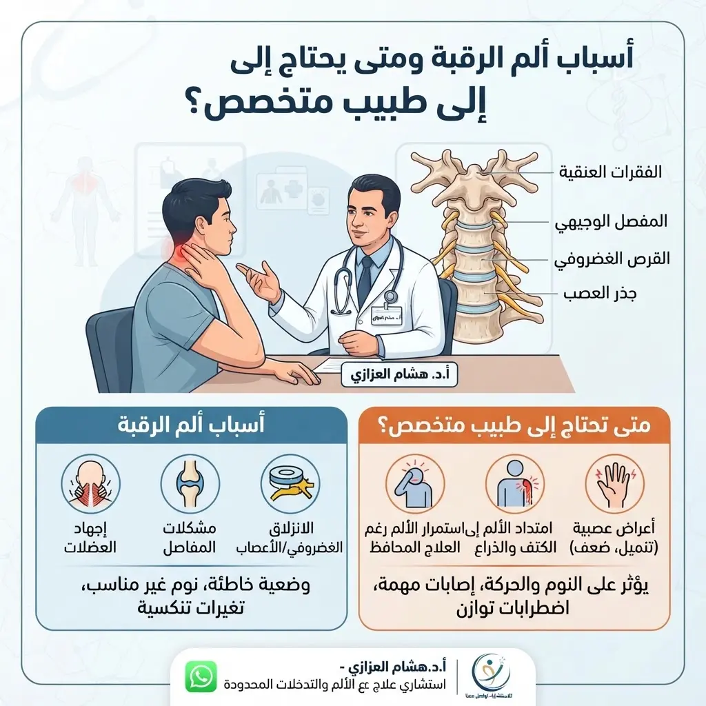 من هو أفضل دكتور لعلاج ألم الرقبة والكتف؟