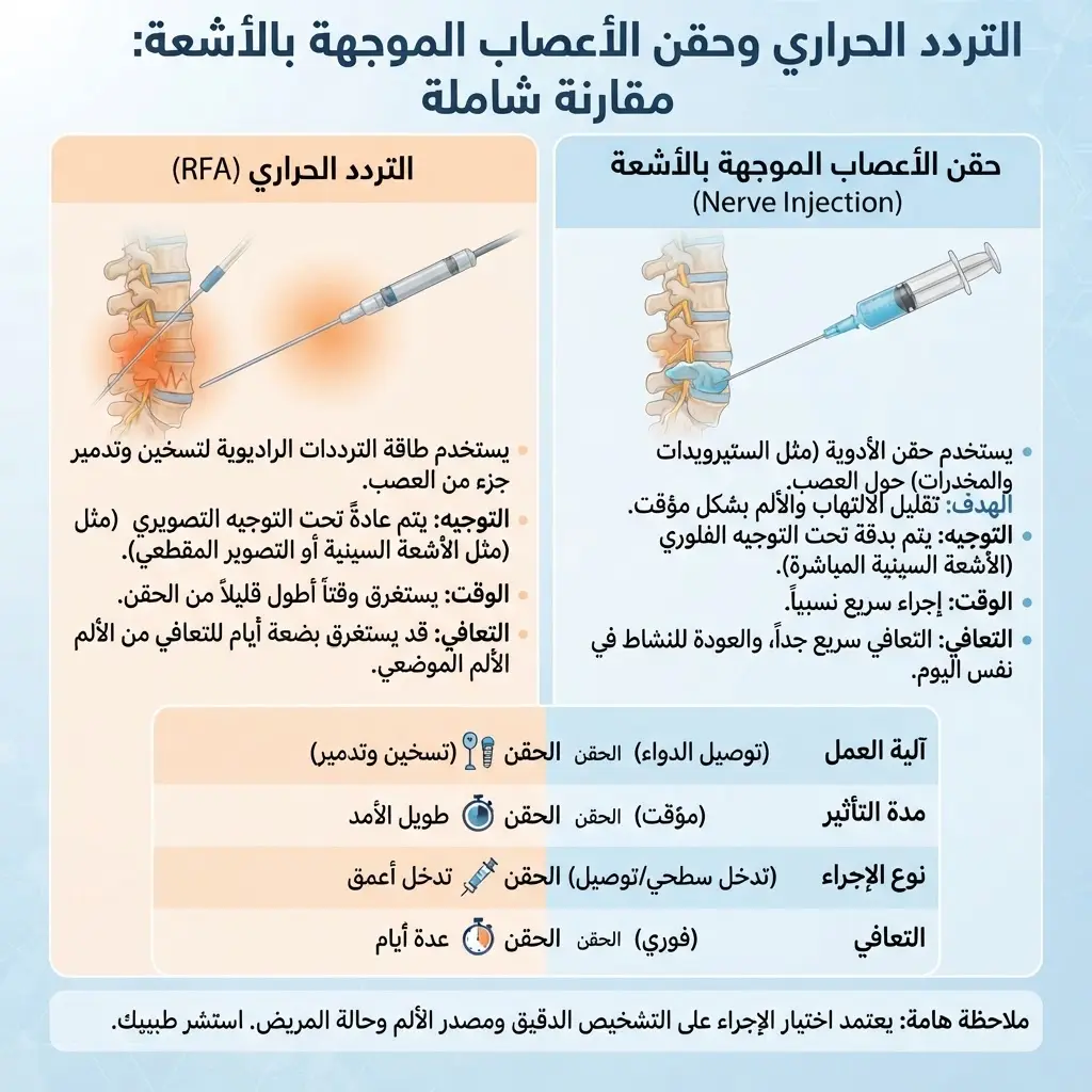 متى يُستخدم التردد الحراري في علاج الألم المزمن؟
