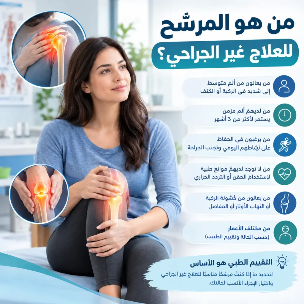 كيف يتم علاج آلام مفاصل الركبة والكتفين؟