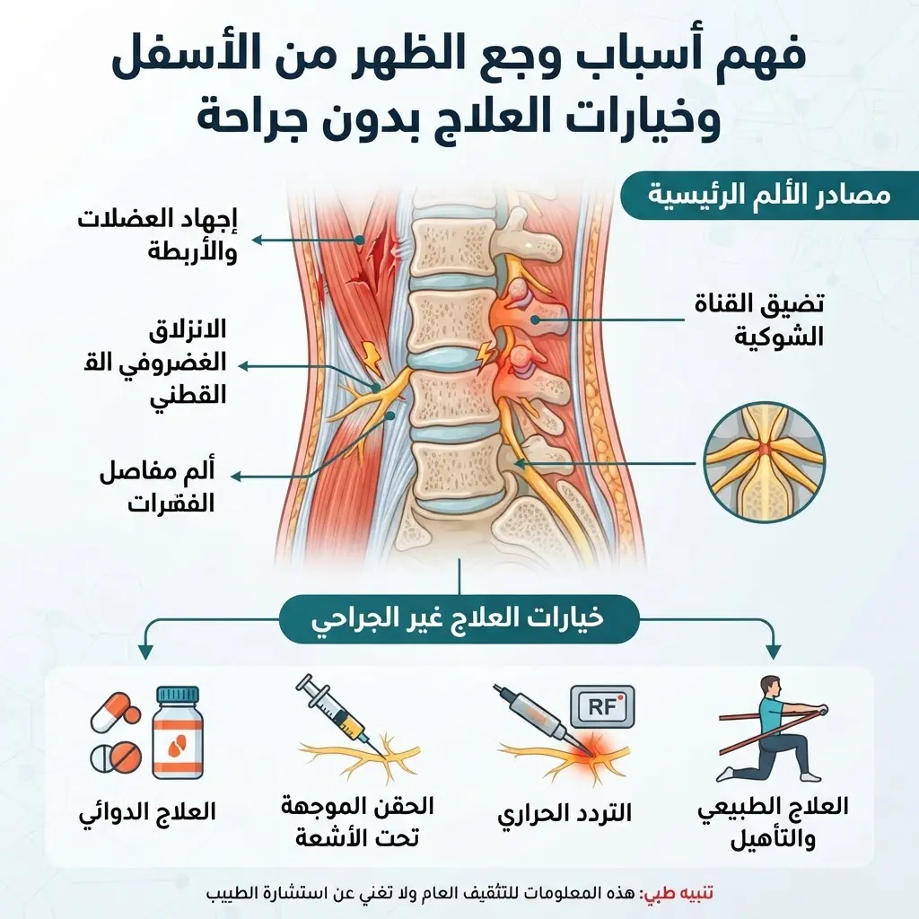 وجع الظهر من الأسفل