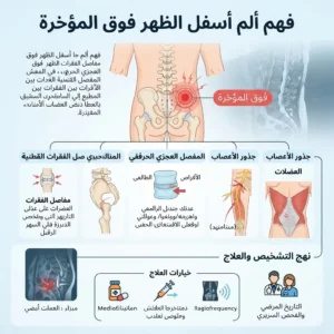 الم اسفل الظهر فوق المؤخرة