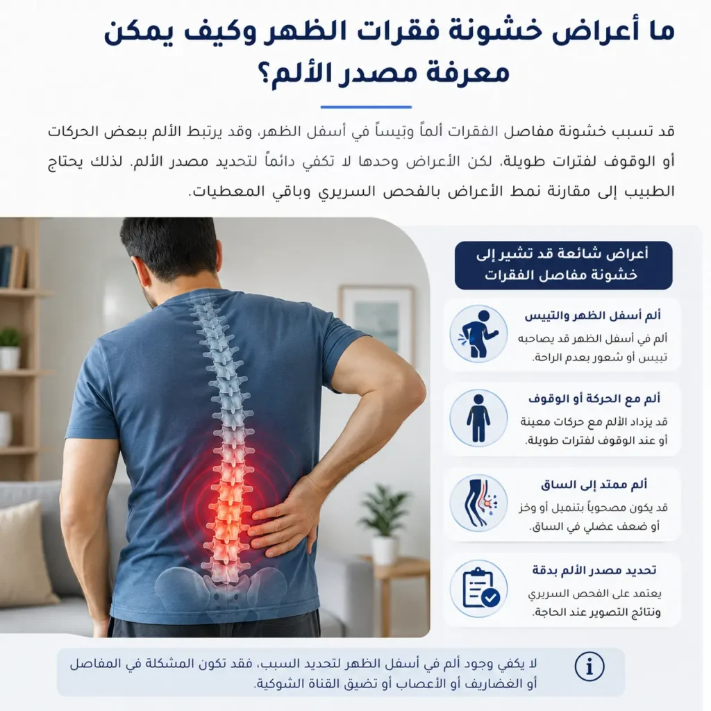 أعراض خشونة فقرات الظهر وطرق علاجها
