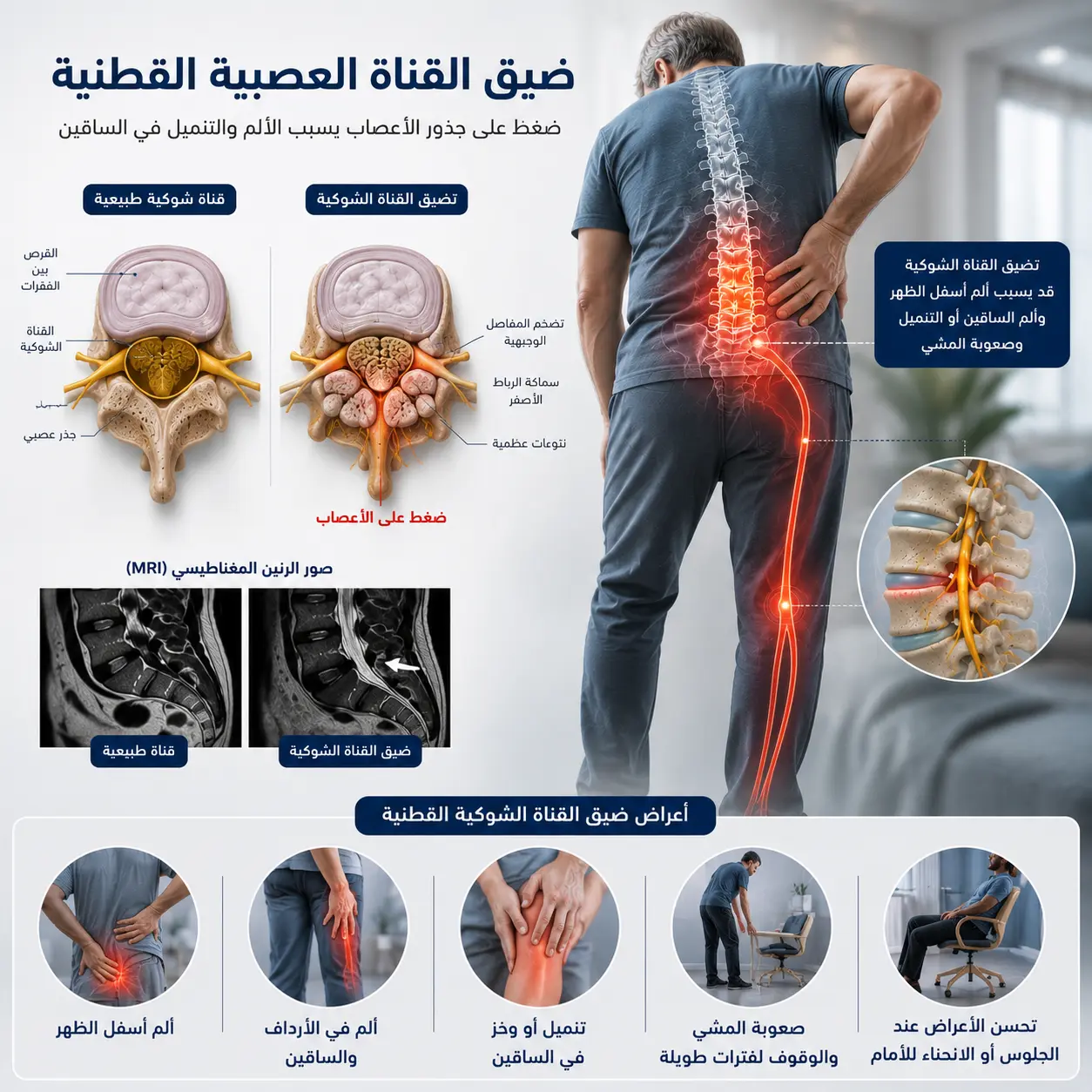 ضيق القناة العصبية