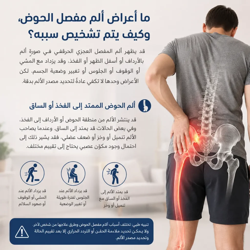 علاج خشونة مفصل الحوض بدون جراحة