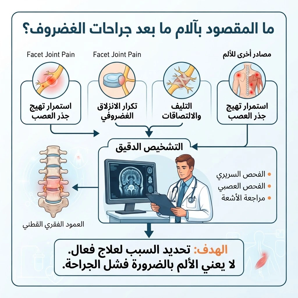 لماذا يستمر الألم بعد جراحة الغضروف؟