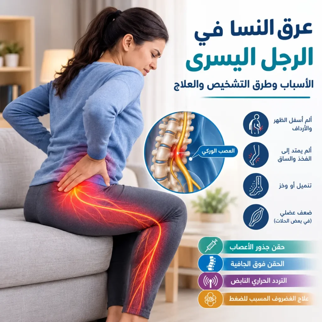 أفضل طرق علاج عرق النسا في الرجل اليسرى