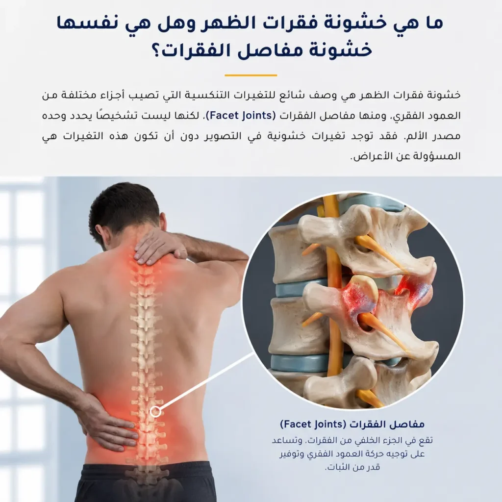 ما هي خشونة فقرات الظهر