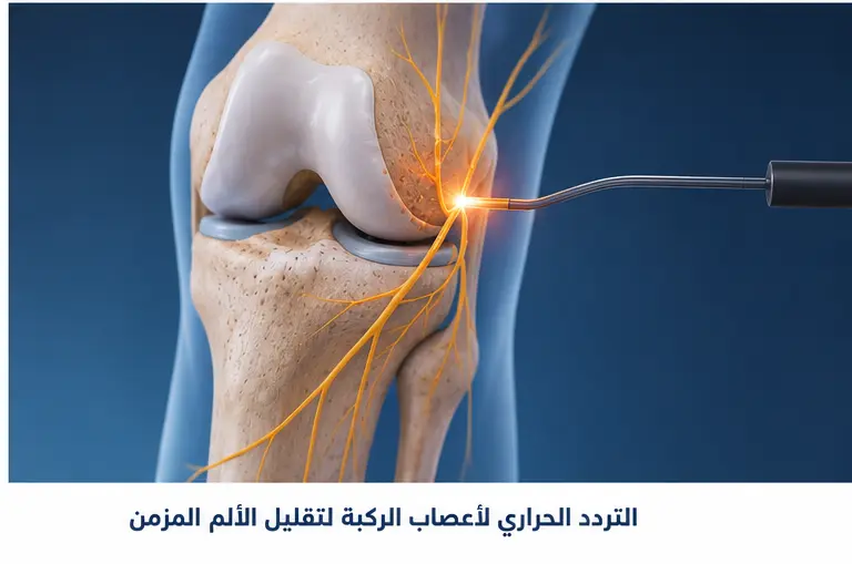 التردد الحراري لأعصاب الركبة