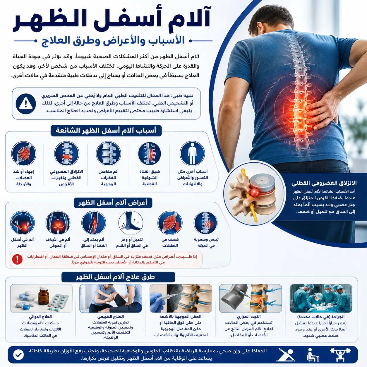 آلام أسفل الظهر