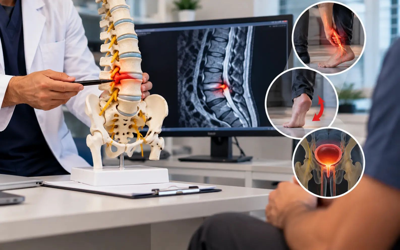 علاج الانزلاق الغضروفي بدون جراحة