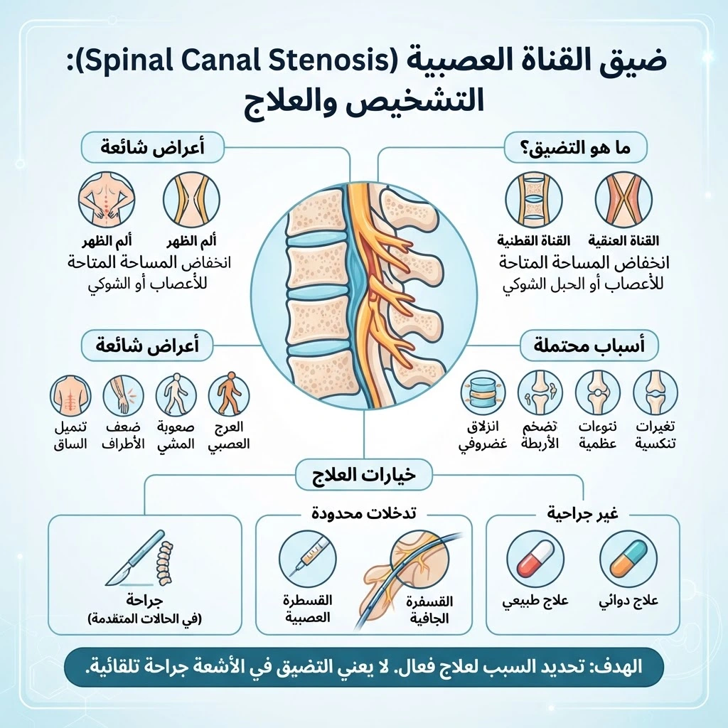 ضيق القناة العصبية