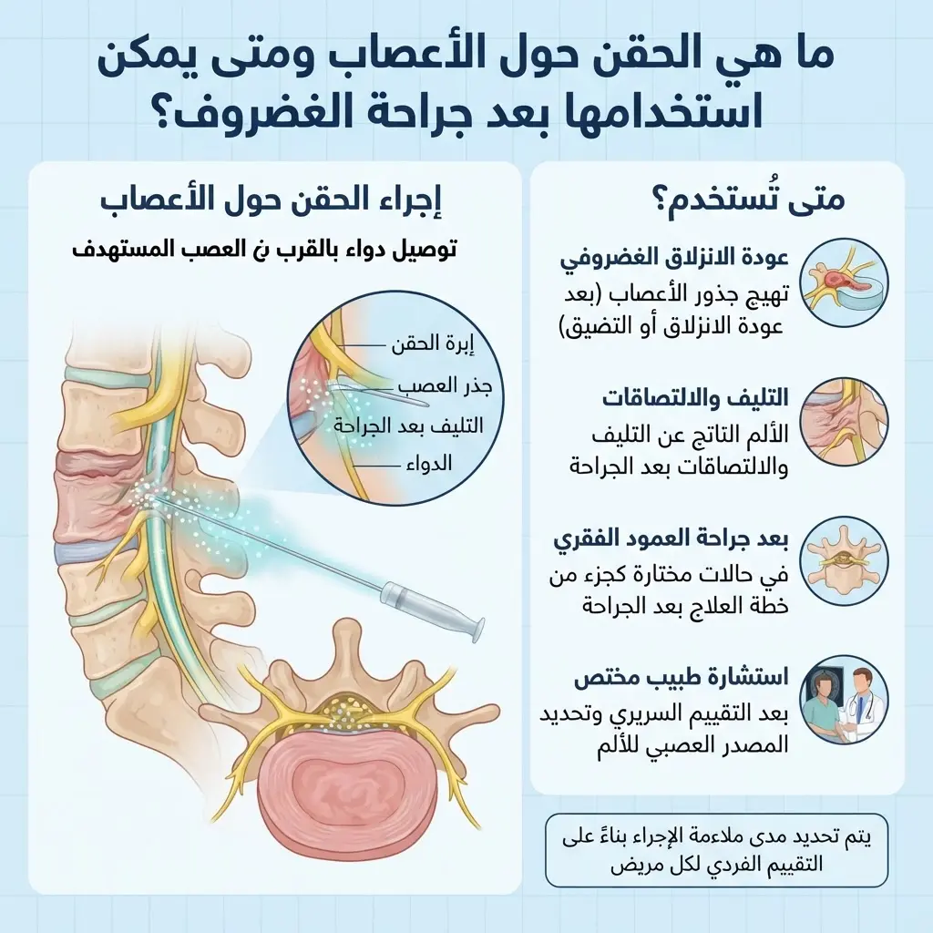 آلام ما بعد جراحات الغضروف والعمود الفقري