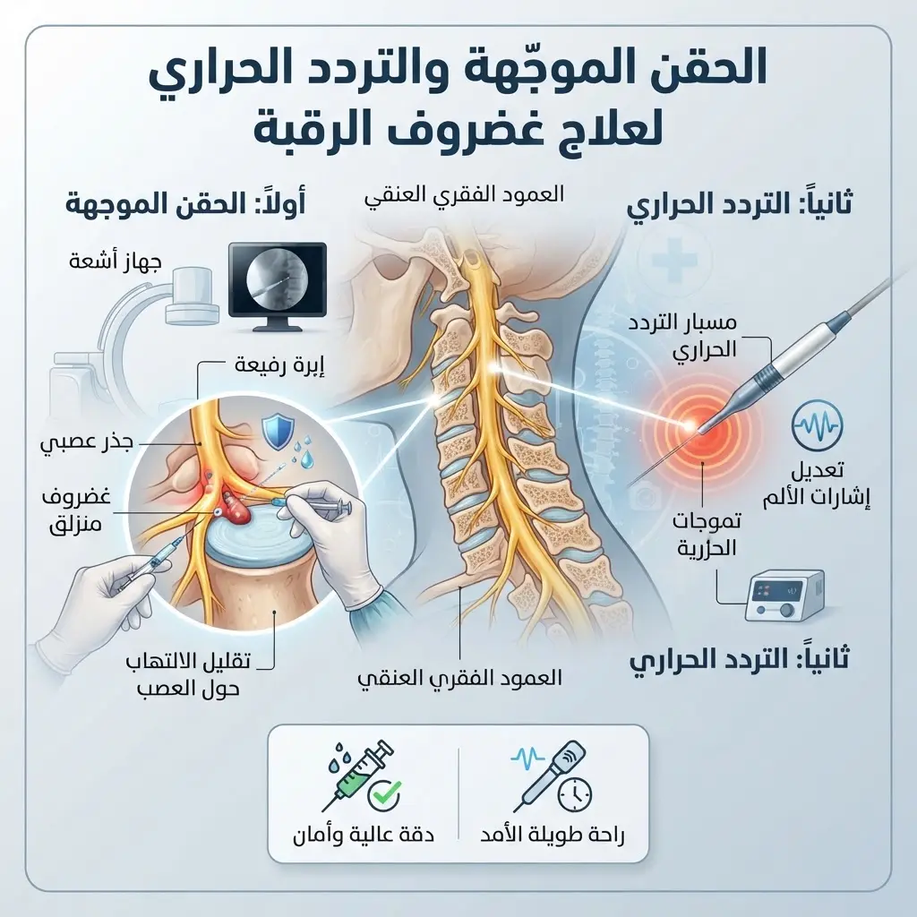 علاج غضروف فقرات الرقبة