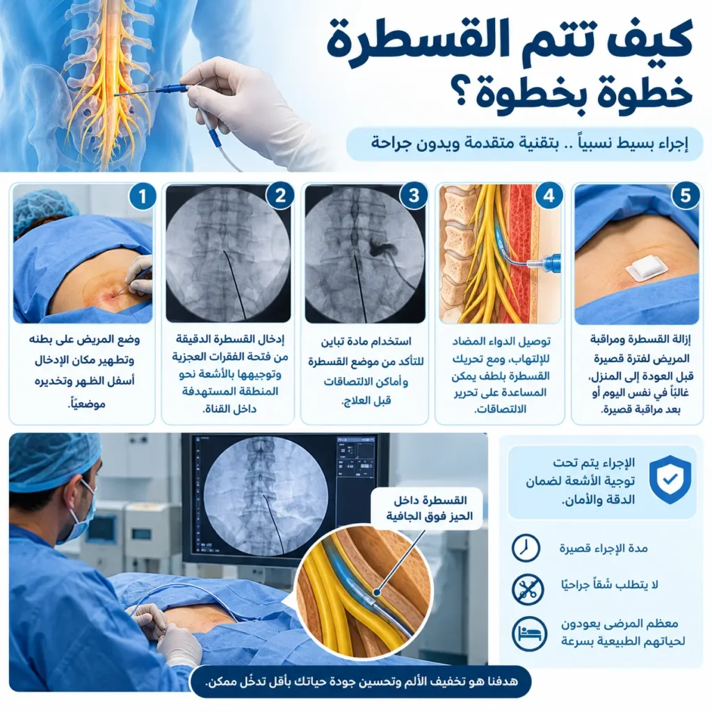 القسطرة كخيار غير جراحي لعلاج ضيق القناة العصبية