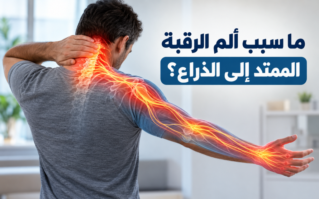 ألم الرقبة الممتد إلى الكتف والذراع