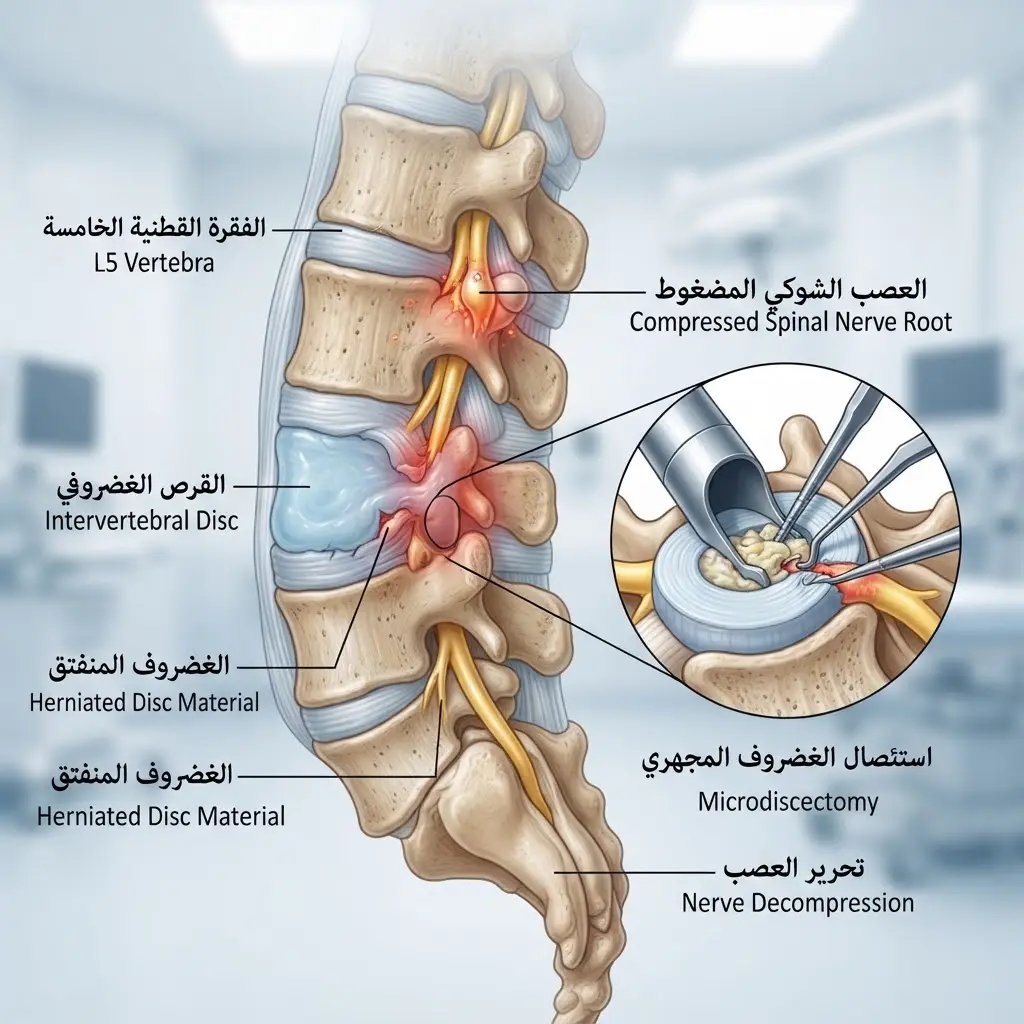 علاج الانزلاق الغضروفي القطني