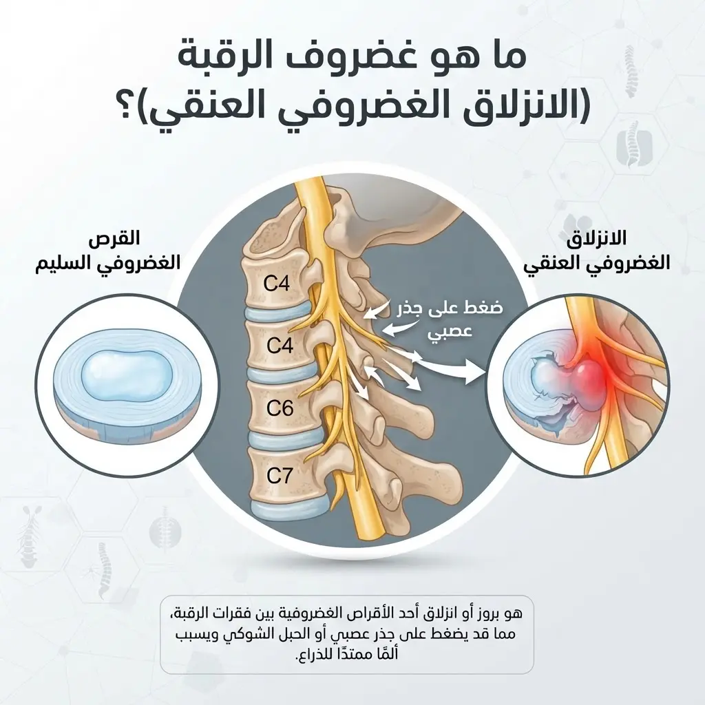 علاج انزلاق غضروف الرقبة