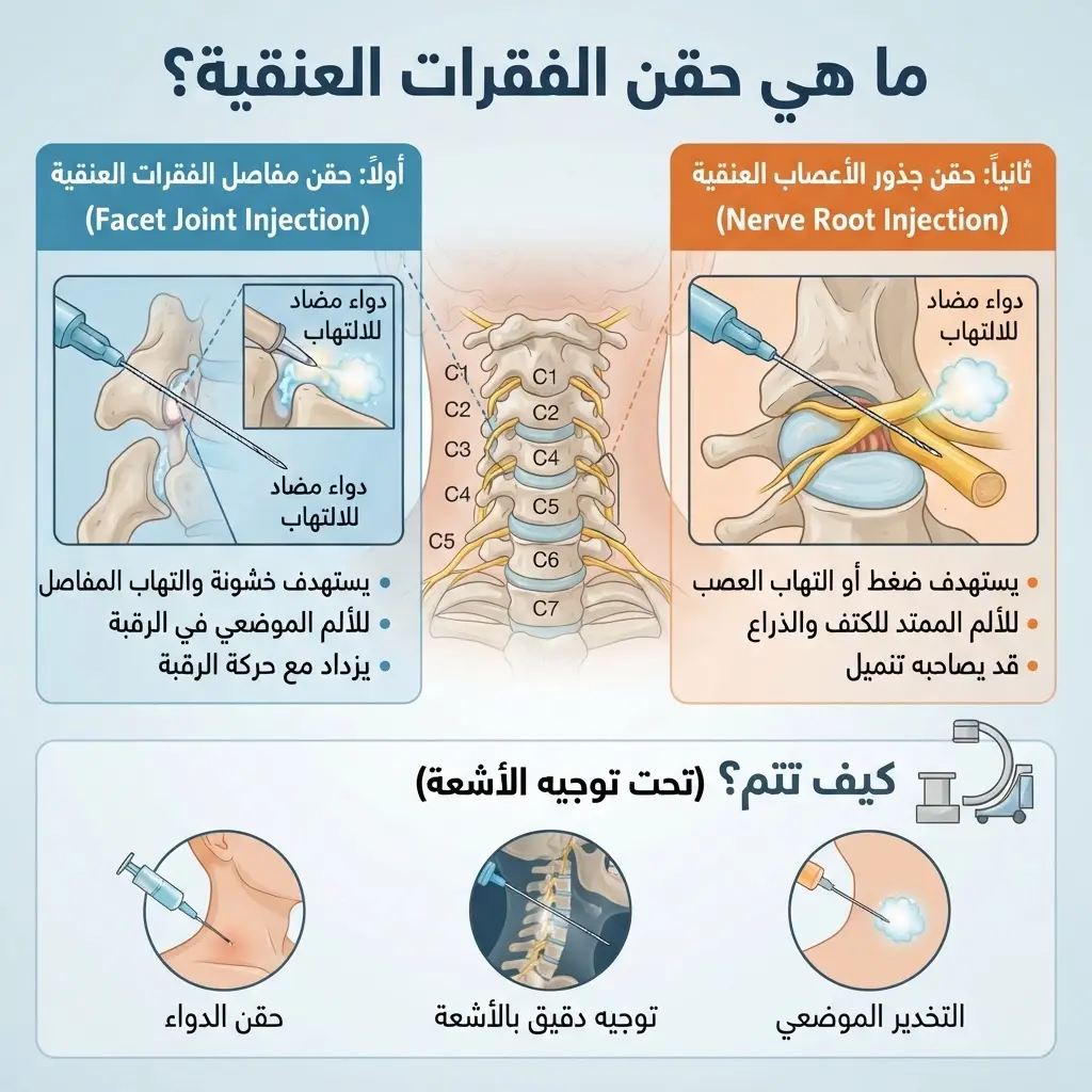 حقن العمود الفقري العنقي