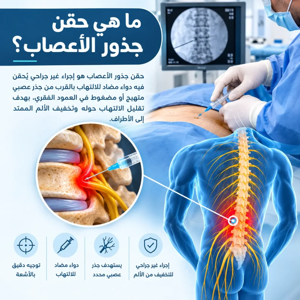 متى يحتاج المريض إلى حقن جذور الأعصاب؟