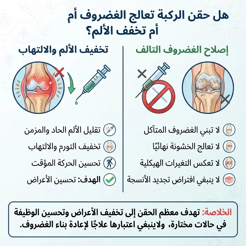 حقن الركبة لعلاج خشونة المفصل وتخفيف الألم