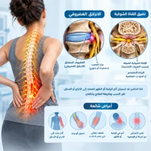 الفرق بين تضيق القناة الشوكية والانزلاق الغضروفي