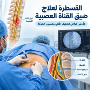 القسطرة لعلاج ضيق القناة العصبية