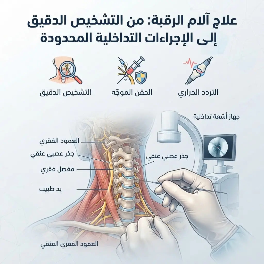 علاج آلام الرقبة